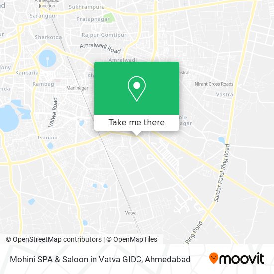 Mohini SPA & Saloon in Vatva GIDC map