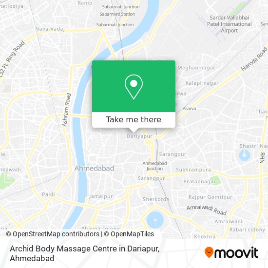 Archid Body Massage Centre in Dariapur map