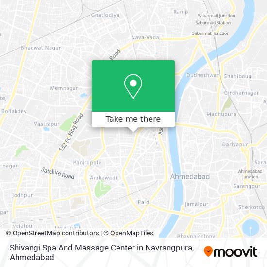 Shivangi Spa And Massage Center in Navrangpura map