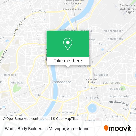 Wadia Body Builders in Mirzapur map