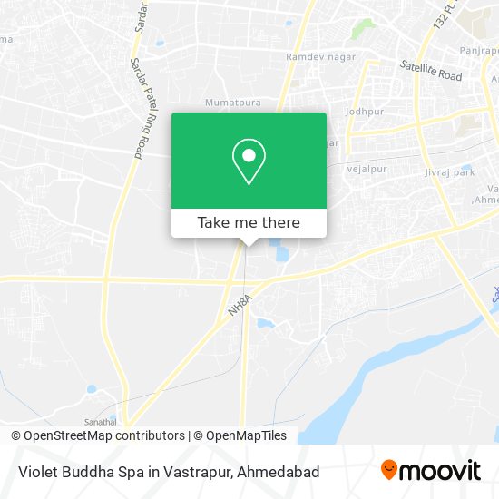Violet Buddha Spa in Vastrapur map