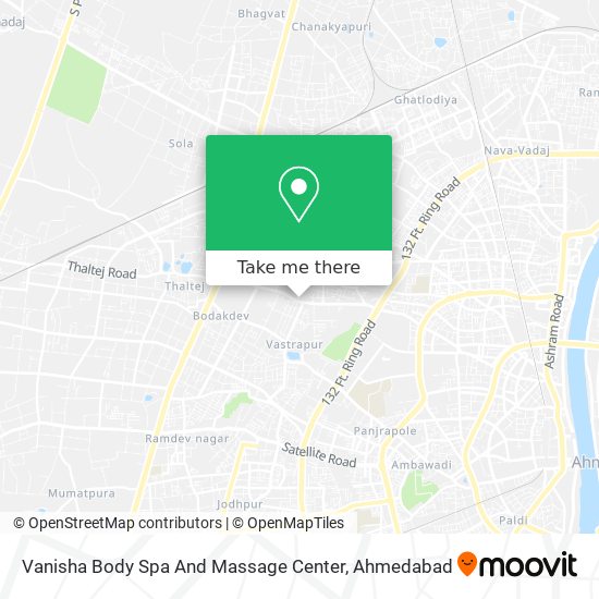 Vanisha Body Spa And Massage Center map