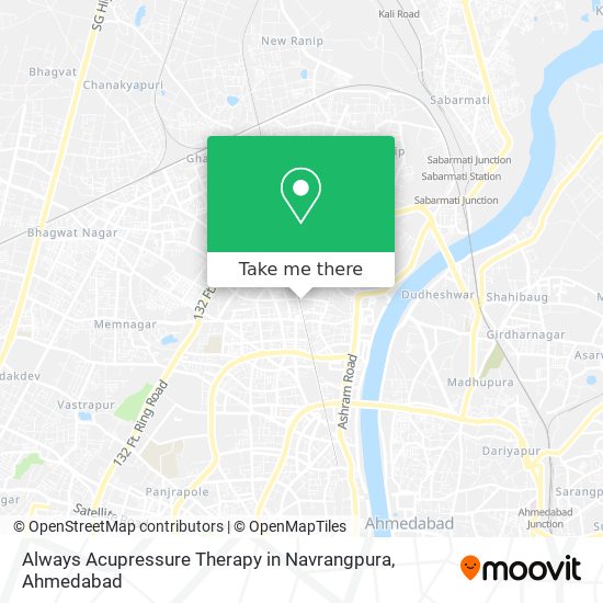 Always Acupressure Therapy in Navrangpura map