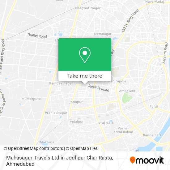 Mahasagar Travels Ltd in Jodhpur Char Rasta map