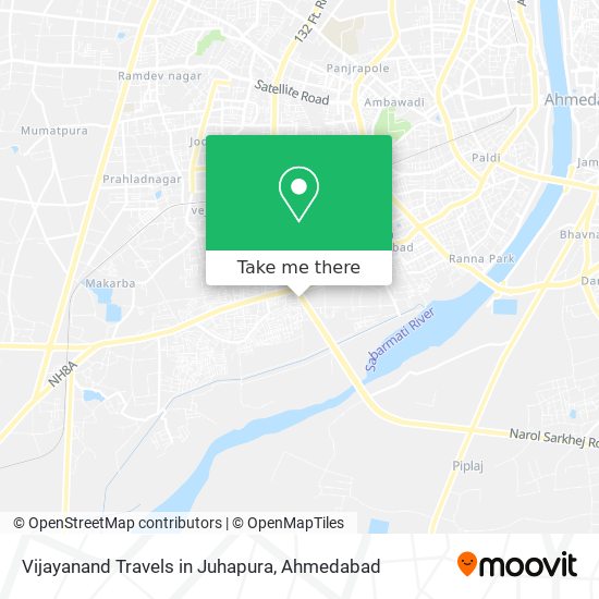 Vijayanand Travels in Juhapura map