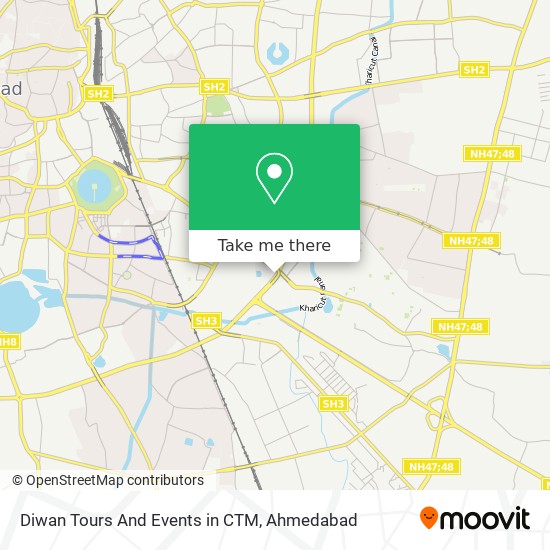 Diwan Tours And Events in CTM map