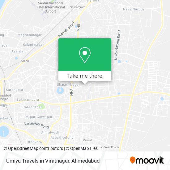 Umiya Travels in Viratnagar map