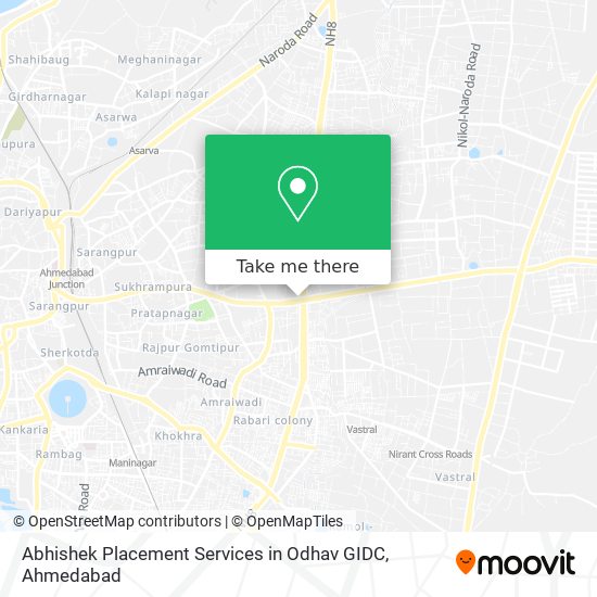 Abhishek Placement Services in Odhav GIDC map
