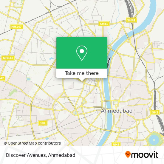 Discover Avenues map