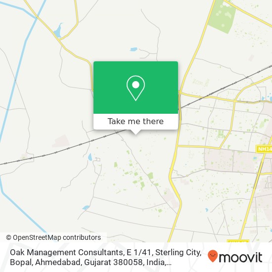 Oak Management Consultants, E 1 / 41, Sterling City, Bopal, Ahmedabad, Gujarat 380058, India map