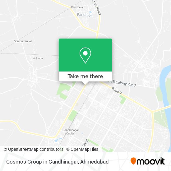 Cosmos Group in Gandhinagar map