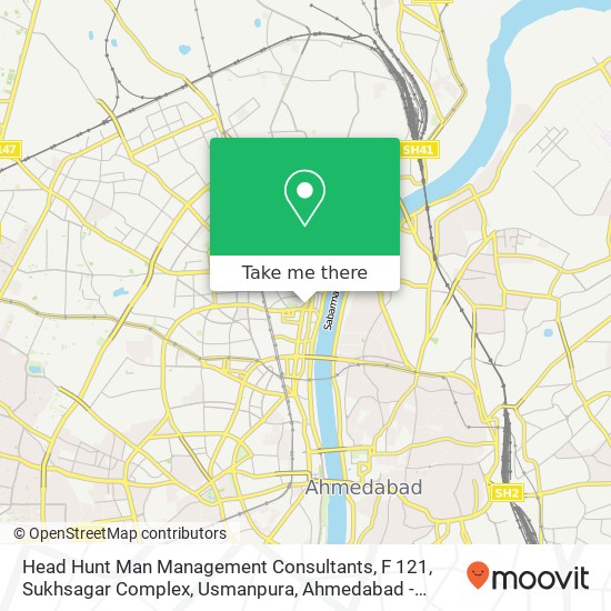 Head Hunt Man Management Consultants, F 121, Sukhsagar Complex, Usmanpura, Ahmedabad - 380013, Next map