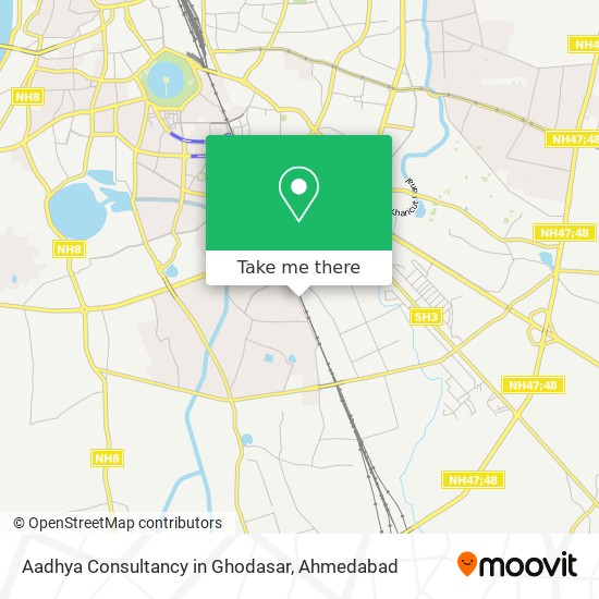 Aadhya Consultancy in Ghodasar map