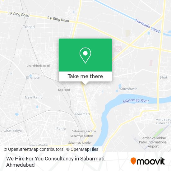 We Hire For You Consultancy in Sabarmati map