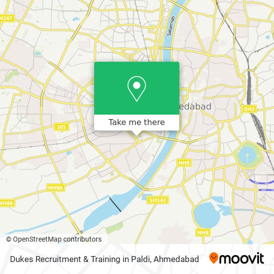 Dukes Recruitment & Training in Paldi map