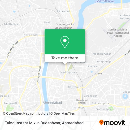 Talod Instant Mix in Dudeshwar map