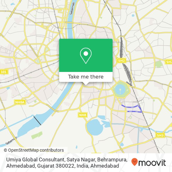 Umiya Global Consultant, Satya Nagar, Behrampura, Ahmedabad, Gujarat 380022, India map