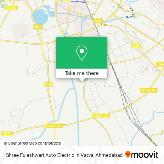 Shree Fuleshwari Auto Electric in Vatva map