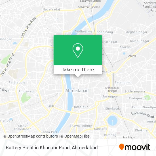 Battery Point in Khanpur Road map