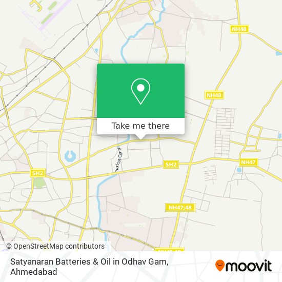 Satyanaran Batteries & Oil in Odhav Gam map