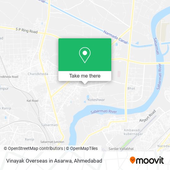 Vinayak Overseas in Asarwa map