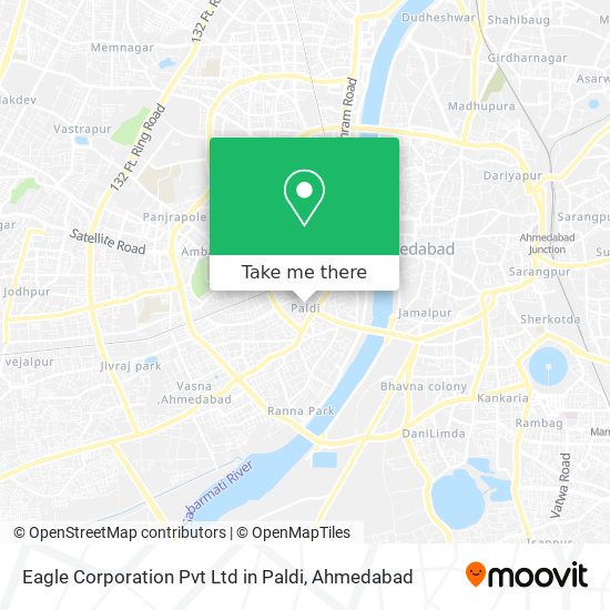 Eagle Corporation Pvt Ltd in Paldi map