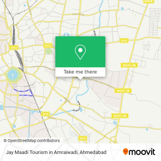 Jay Maadi Tourism in Amraiwadi map
