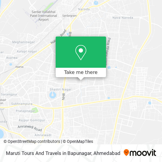 Maruti Tours And Travels in Bapunagar map