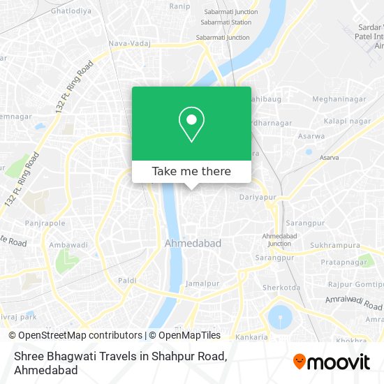 Shree Bhagwati Travels in Shahpur Road map