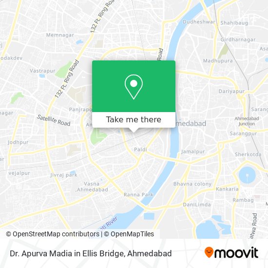 Dr. Apurva Madia in Ellis Bridge map