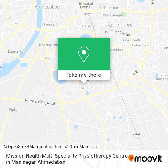 Mission Health Multi Speciality Physiotherapy Centre in Maninagar map