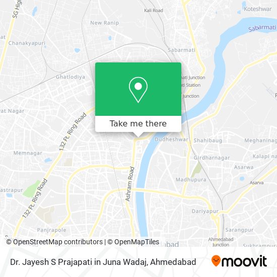 Dr. Jayesh S Prajapati in Juna Wadaj map