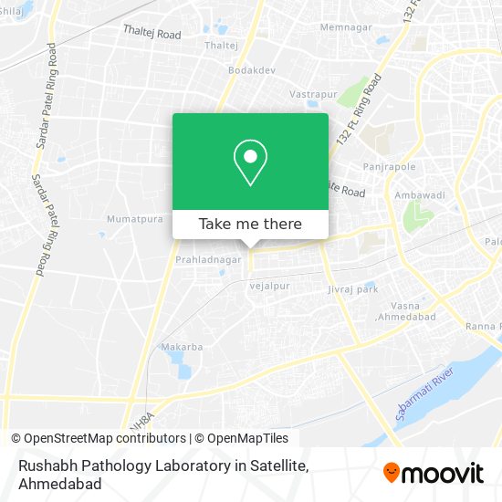 Rushabh Pathology Laboratory in Satellite map