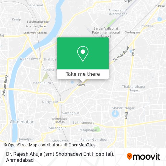 Dr. Rajesh Ahuja (smt Shobhadevi Ent Hospital) map