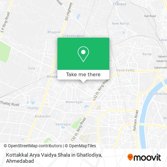 Kottakkal Arya Vaidya Shala in Ghatlodiya map