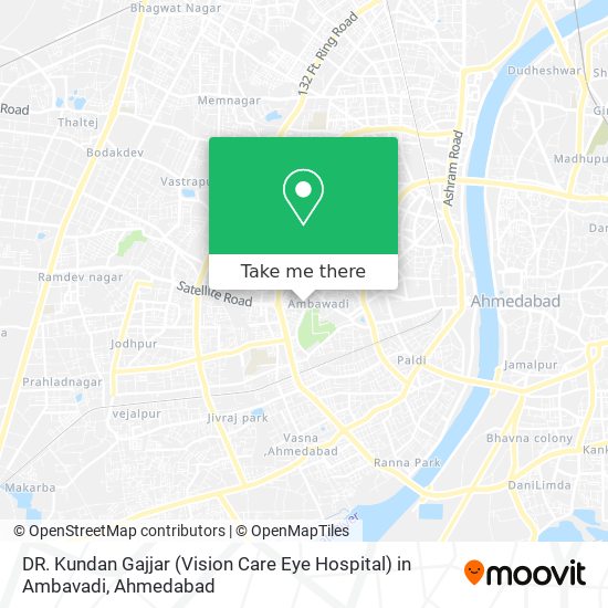 DR. Kundan Gajjar (Vision Care Eye Hospital) in Ambavadi map