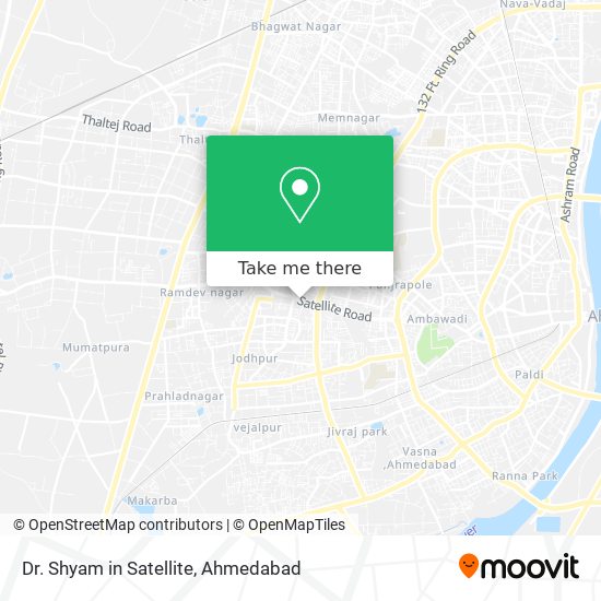 Dr. Shyam in Satellite map