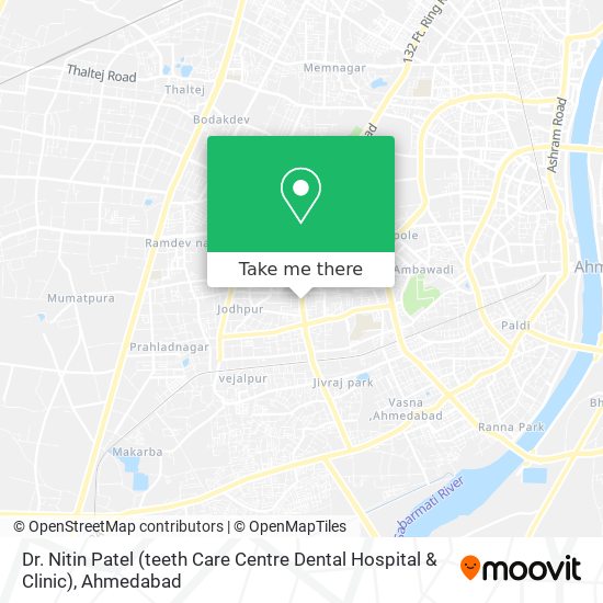 Dr. Nitin Patel (teeth Care Centre Dental Hospital & Clinic) map