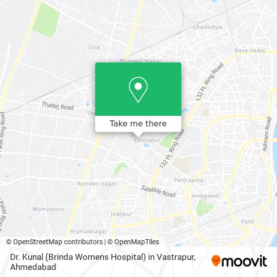 Dr. Kunal (Brinda Womens Hospital) in Vastrapur map