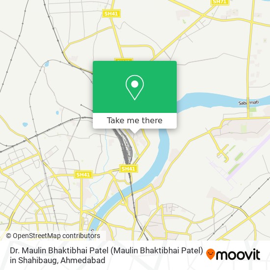 Dr. Maulin Bhaktibhai Patel (Maulin Bhaktibhai Patel) in Shahibaug map