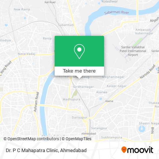 Dr. P C Mahapatra Clinic map