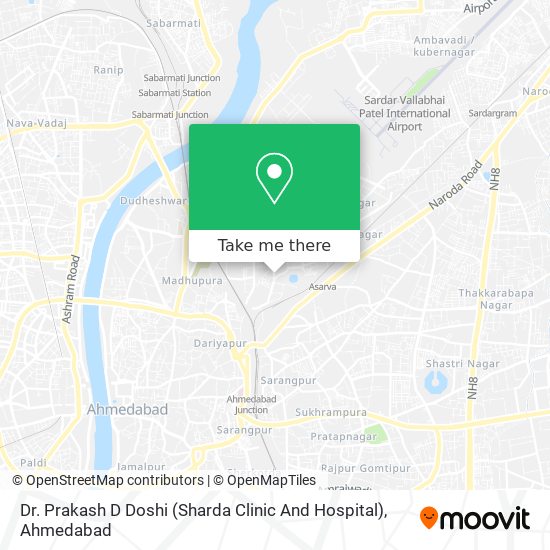 Dr. Prakash D Doshi (Sharda Clinic And Hospital) map