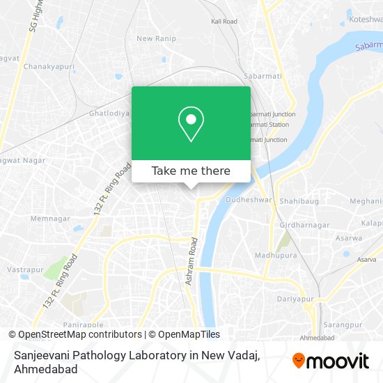 Sanjeevani Pathology Laboratory in New Vadaj map