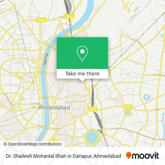 Dr. Shailesh Mohanlal Shah in Dariapur map
