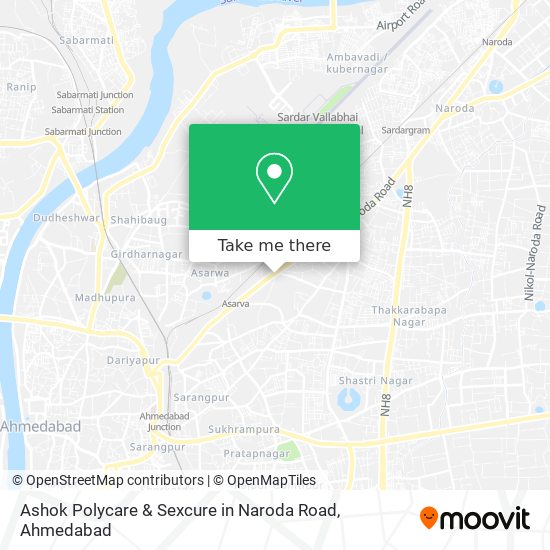 Ashok Polycare & Sexcure in Naroda Road map