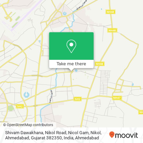 Shivam Dawakhana, Nikol Road, Nicol Gam, Nikol, Ahmedabad, Gujarat 382350, India map