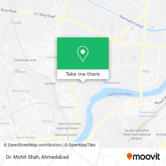 Dr. Mohit Shah map