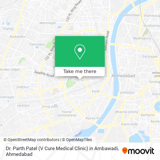 Dr. Parth Patel (V Cure Medical Clinic) in Ambawadi map