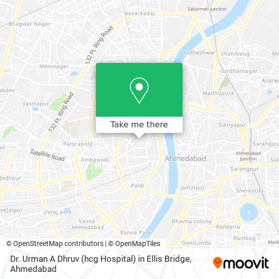 Dr. Urman A Dhruv (hcg Hospital) in Ellis Bridge map