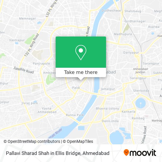 Pallavi Sharad Shah in Ellis Bridge map